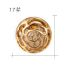 Fashion Silver Color Hollow Out Rose Flower Shape Simple Design Alloy Korean Rings