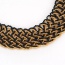 Fashion Black Hollow Out Decorated Hand-woven Collar Design