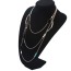 Joker Blue Beads Decorated Multilayer Design Alloy Chains