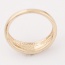 Vintage Gold Color Leopard Shape Decorated Simple Ring