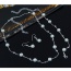 Sweet Silver Color Pearl&bead Decorated Short Chain Simple Jewelry Sets