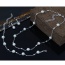 Sweet Silver Color Pearl&bead Decorated Short Chain Simple Jewelry Sets