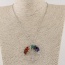 Fashion Multi-color Tree Shape Pendant Decorated Simple Necklace