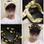 Lovely White Smiling Face Pattern Decorated Bunny Ears Hair Hoop &hair Band