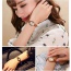 Fashion Red Pure Color Watch Strap Decorated Simple Watch