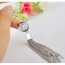 Trendy Silver Color Tassel Decorated Gold Plated Simple Design Necklace