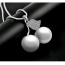 Fashion Silver Color Cherry Shape Pendant Decorated Pure Color Necklace