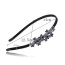 Vintage Black+silver Color Diamond Decorated Butterfly Shape Design Hair Hoop
