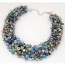 Delicate Multi-color Bead Decorated Hand-woven Simple Design Necklace