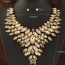 Trendy Yellow Oval Shape Gemstone Decorated Multi-layer Jewelry Sets