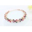 Fashion Multi-color Gemstone Shape Diamond Decorated Simple Bracelets