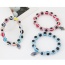 Personlity Muti-color Metal Palm Pendant Decorated Eyes Design Simple Bracelet