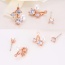 Sweet Silver Color Diamond&pearl Ball Shape Decorated Simple Earring