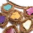 Retro Multi-color Flower&lantern Decorated Tassel Short Chain Necklace