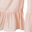 Sweet Pink Pure Color Decorated Off-the-shoulder Strap Falbala Skirt