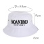 Fashion White Letter Embroidery Decorated Simple Cap