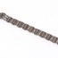 Vintage Gun Black Flower Pattern Decorated Oval Shape Matching Collar Necklace