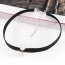 Fashion White Pearl Pendant Decorated Simple Necklace