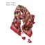 Fahion Red Regular Geometric Pattern Decorated Simple Scarf