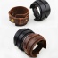 Vintage Black Pure Color Decorated Multilayer Simple Bracelet