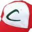 Cute Red Geometric Embroidery Decorated Simple Baseball Hat
