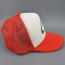 Cute Red Geometric Embroidery Decorated Simple Baseball Hat