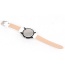 Fashion Black Pure Color Decorated Simple Watch