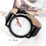 Fashion White Pure Color Decorated Simple Watch