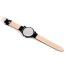 Fashion Black Round Shape Dial Design Simple Watch