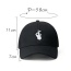 Fashion White Finger Pattern Decorated Pure Color Simple Baseball Hat