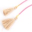 Fashion Pink Tassel Pendant Decorated Multi-layer Necklace