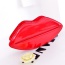 Sweet Red Lip Shape Decorated Pure Color Shoulder Bag