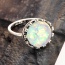 Fashion Silver Color Round Shape Diamond Decorated Irregular Shape Ring (4pcs)