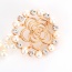 Elegant Gold Color Hollow Out Rose Decorated Simple Pearl Belt