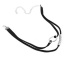 Retro Silver Color Metal Round Shape Decorated Double Layer Choker