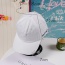 Fashion Black Round Shape Decorated Pure Color Peaked Cap