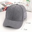 Trendy Black Letter Decorated Simple Design Pure Color Baseketball Hat