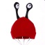 Fashion Red Snails Eyes Shape Pure Color Simple Design Hat