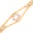 Elegant Gold Color Diamond Decorated Simple Design Hollow Out Waist Chain