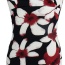 Sexy  Flower Pattern Decorated Off-the-shoulder Package Hip Strap Dress