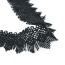 Vintage Black Pure Color Decorated Hollow Out Design Simple Choker