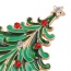 Lovely Multi-color Metal Christmas Trees Design Simple Brooch