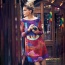 Casual Multi-color Color Matching Decorated Long Sleeve Smock