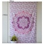 Fashion Light Pink Regular Geometric Pattern Decorated Square Yoga Mat&shawl