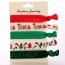 Sweet Multi-color Christmas Series Pattern Decorated Knot Hair Band (5pcs)