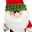 Lovely Red+white Square Shape Hasp Decorated Father Christmas Shape Wine Cooler