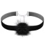Fashion White+black Fuzzy Ball Decorated Simple Choker