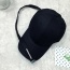 Fashion Black Long Strip Decorated Pure Color Hat