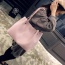 Vintage Pink Pure Color Decorated Simple Bag Sets(2pcs)