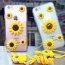 Cute Yellow Sunflower&smiling Face Decorated Transparent Iphone7 Case